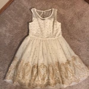 Formal ivory dress girls